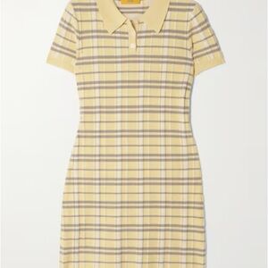 NWT Cream Yellow Sheath Polo Dress Short Sleeve - Guest in Residence